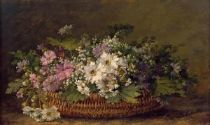 SCHOUTEN Cornelia 1849-1929,Corneille de fleurs,Baron Ribeyre & Associés FR 2015-07-01