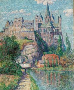 SCHRADER Bertha,A View of St. George\’s Cathedral with Limburg Cas,Palais Dorotheum 2022-11-08