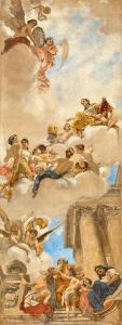 SCHRAM Alois Hans,Design for a ceiling fresco, Allegory of Austria,Palais Dorotheum 2023-09-07