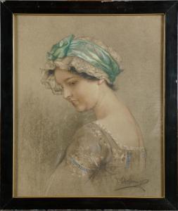 SCHRAMM Victor 1865-1929,Manon,Galerie Moderne BE 2018-05-29