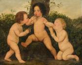 SCHRANIL Wenzel 1819-1890,Three putti making music,1843,im Kinsky Auktionshaus AT 2021-07-06