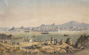SCHRANZ Josef 1803-1867,View of Corfu town from the island of Vido,Christie's GB 2017-03-22