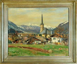 SCHRAUDOLPH Robert 1887-1978,Partenkirchen mit Daniel,Allgauer DE 2021-07-23