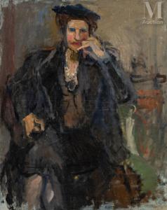 SCHRETER Sigmund 1896-1977,Portrait de femme au collier,Millon & Associés FR 2023-05-31