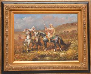 SCHREYER Adolf 1828-1899,Two horsemen,Hood Bill & Sons US 2017-05-23