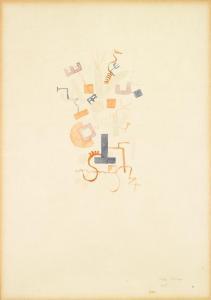 SCHREYER Lothar 1886-1966,Composition,1923,Tajan FR 2014-12-10