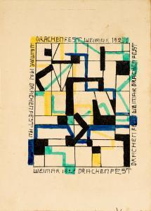 SCHREYER Lothar 1886-1966,DRACHENFEST WEIMAR,1921,Deutscher and Hackett AU 2023-12-12