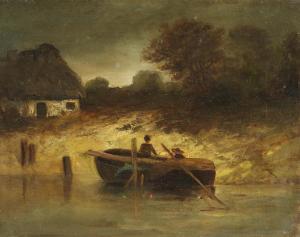 SCHREYER Mary 1837-1921,Rowing Boat by the Shore,Lempertz DE 2022-05-21