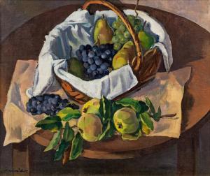 SCHRODER Heinrich 1881-1941,Still life with grapes,im Kinsky Auktionshaus AT 2020-03-04