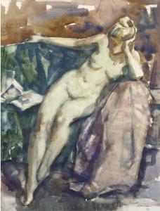 SCHRODER Sierk 1903-2002,Seated nude,1967,Christie's GB 2005-05-31