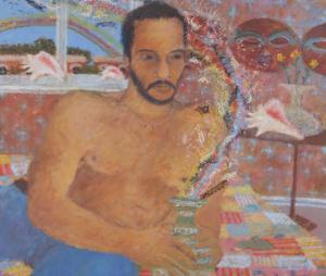 SCHROEDER JAMES CHERRY 1954,portrait of a man,1982,Ripley Auctions US 2023-04-29