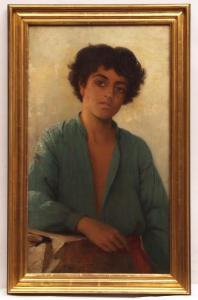SCHUBRING Richard 1853-1902,Head and shoulders portrait of an adolescent in op,Keys GB 2017-04-06