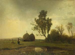 SCHUHLY Hans 1850-1884,A Summer Landscape,1872,Palais Dorotheum AT 2012-05-26