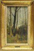 SCHUHLY Hans 1850-1884,Niños en el bosque,1880,Bonanova ES 2016-07-14