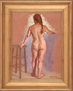 SCHULENBURG paul 1900-1900,Standing Nude with Braid,Eldred's US 2014-08-20