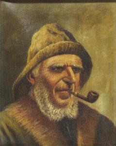 SCHULER A 1800-1900,Portrait eines Fischers,Reiner Dannenberg DE 2011-09-19