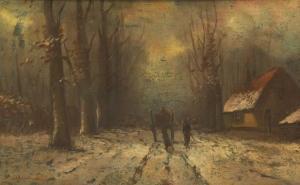 SCHULMAN David 1881-1966,Winter landscape,Aspire Auction US 2021-10-28