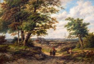 SCHULMAN Léon 1851-1943,An extensive landscape in Het Gooi,1878,Venduehuis NL 2019-11-14