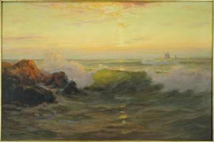 SCHULTZ George M. 1869-1934,Seascape at Dusk,Susanin's US 2016-09-24