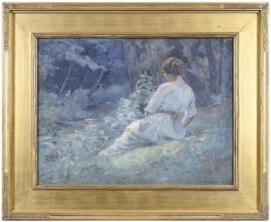 SCHULTZ George M. 1869-1934,The Artist\’s Daughter, Beatrice,Brunk Auctions US 2021-05-21