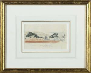 SCHULTZE Frances Kenney 1810-1861,Algerian Landscape,1845,Christie's GB 2012-02-07