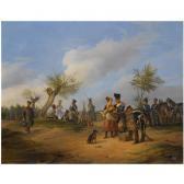 SCHULZ Julius 1808-1896,PRUSSIAN SOLDIERS AT A BIVOUAC,Sotheby's GB 2008-11-25