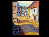 SCHULZ Wilhelm 1865-1952,STRASSENANSICHT DER STADT WESEL,Hampel DE 2002-09-20