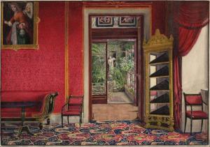 SCHUMANN Wilhelm 1830-1844,Le salon de la princesse Charles de Prusse,1841,Coutau-Begarie 2020-10-09