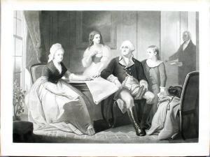 SCHUSSELE G,Washington and His Family,1864,Kaminski & Co. US 2007-03-31