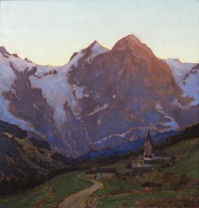 SCHUSTALA Julius 1889,Alpine Landscape,Palais Dorotheum AT 2019-03-09