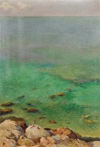 SCHUSTER Karl Maria 1871-1953,The beach of Ragusa,1901,Palais Dorotheum AT 2024-02-21