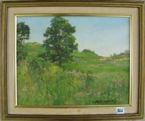 schuster philip j 1948,Landscape, "Southern Slope of Mt. Flambeau, Wiscon,O'Gallerie US 2008-06-10