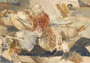 SCHUTZ LEINFELLNER Therese 1922-1967,Chickens,Palais Dorotheum AT 2013-02-19