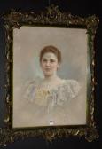 SCHWAB Fahnauer,Portrait of a Young Lady,Shapes Auctioneers & Valuers GB 2014-04-04