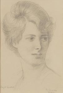 SCHWABE Randolph 1885-1948,Portrait of Edyth Goodall,Bellmans Fine Art Auctioneers GB 2023-10-10