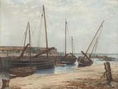 SCHWABEN Hans W 1900-1900,Largo Harbour at low water,Christie's GB 2004-03-04