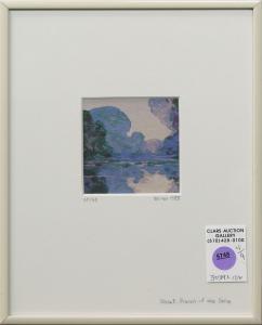 SCHWABEROW Micah 1948,Monet Five Poplars,1987,Clars Auction Gallery US 2019-12-14