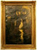 SCHWAIGER Hans 1854-1912,Vrby u potoka,Antikvity Art Aukce CZ 2007-05-06
