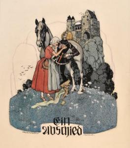 SCHWALBACH Karl Jakob 1937,Ein Abschied,1907,Allgauer DE 2017-01-12