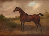 SCHWANFELDER Charles Henry 1773-1837,a bay racehorse in a landscape,Sotheby's GB 2005-04-20