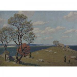SCHWARTZ Andrew Thomas 1867-1942,SPRINGTIME ON A KNOLL BY THE SEA,Sotheby's GB 2008-09-24