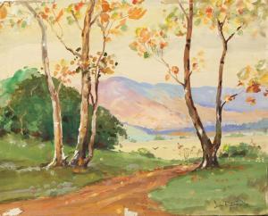 SCHWARTZ Davis Francis 1879-1969,Sycamore Trees,1948,Clars Auction Gallery US 2019-10-12