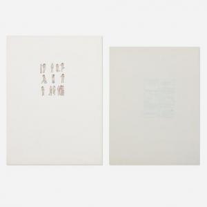 SCHWARTZ Robert 1947-2000,Untitled (two works),1969,Wright US 2021-02-11