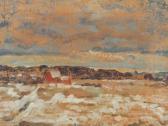 SCHWARTZ Walther 1889-1958,A landscape with snow,Bruun Rasmussen DK 2017-08-08