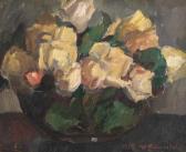 SCHWARTZ Walther 1889-1958,Still life with roses,1915,Bruun Rasmussen DK 2018-12-03