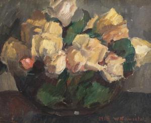 SCHWARTZ Walther 1889-1958,Still life with roses,1915,Bruun Rasmussen DK 2018-10-15