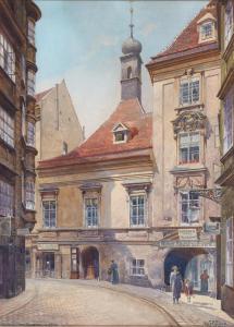 SCHWARZ Feri 1869-1923,"Wien - I - Schönlaterngasse",Palais Dorotheum AT 2022-09-28