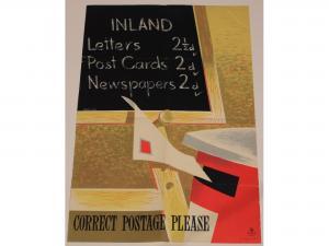 SCHWARZ Heinrich 1903-1977,Inland Letters 2 1/2d Correct Postage Please,Onslows GB 2015-12-18