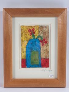SCHWEGMANN FIELDING Anne,Flowers in Blue,1994,Smiths of Newent Auctioneers GB 2024-01-04