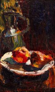SCHWEITZER CUMPANA Rudolf 1886-1975,Still Life with Pears and Carafe,1886,Artmark RO 2024-03-20